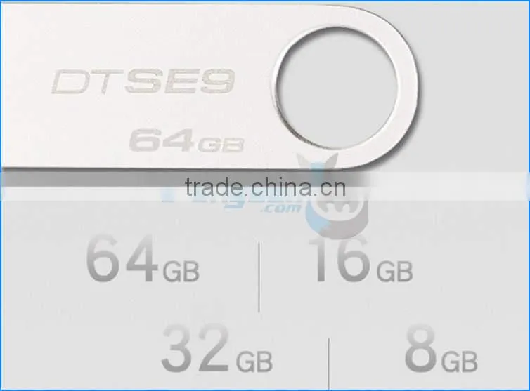Original DTSE9 USB Flash Drive 64GB 8GB 16GB 32GB Class 10 with Blister Packing, Wholsale WaterProof Metal USB Flash Key