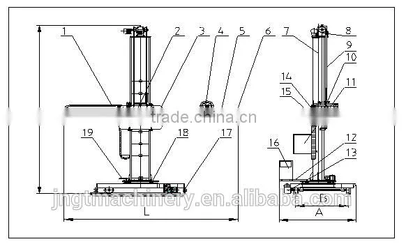 Column Boom Automatic Pipe Welding Machine