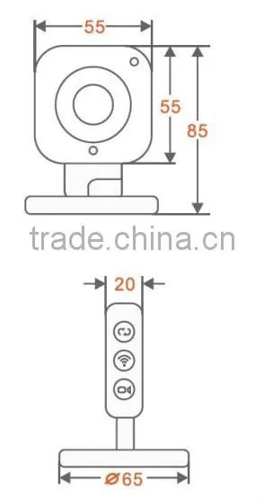 hot selling dahua 1/4" 1Megapixel CMOS cctv hd 1080p camera wifi network camera cctv ipc-K200W