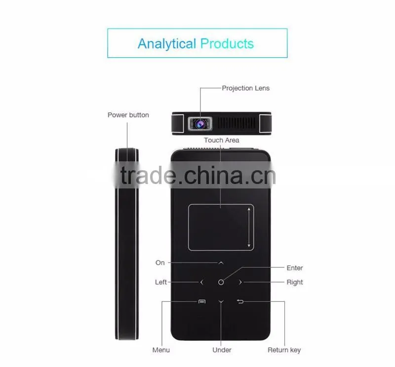 2016 Cheap DLP Digital projectors mini LED Portable mobile 3D 1920x1080 mini projector