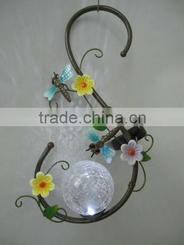 new! metal tree hanging solar light