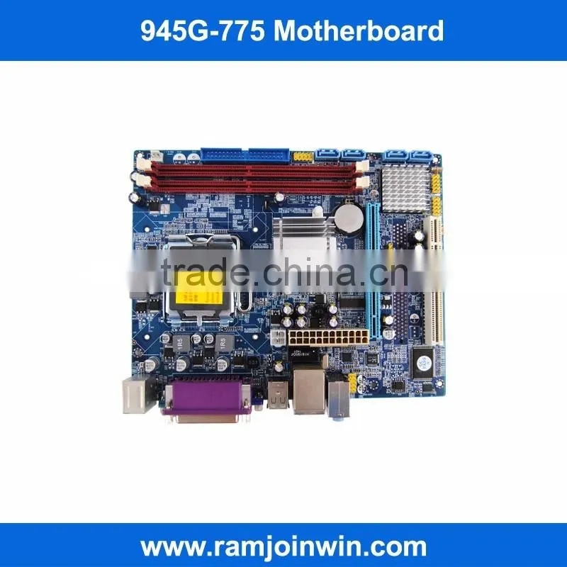 In good condition 1066/800/533MHz FSB 755 945 motherboard for ddr2