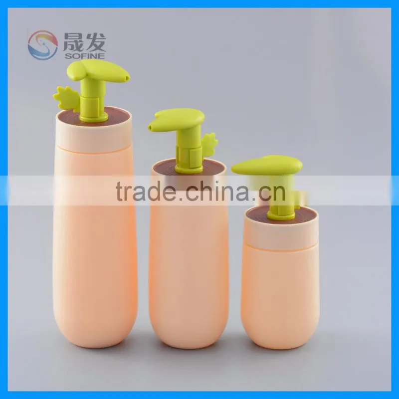 Children's cartoon plastic shampoo bottle
