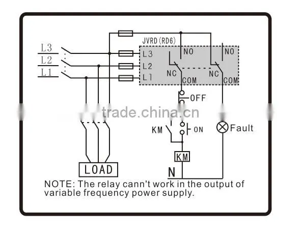 ME-JVRD380 three-phase sequence voltage protection device