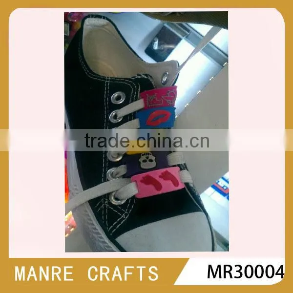 plastic rubber shoelace charms