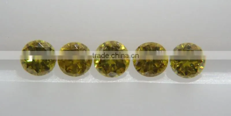 0.8-1mm Natural Loose Brialliant Cut Fancy Green Diamond Lot SI Clarity Good Fire