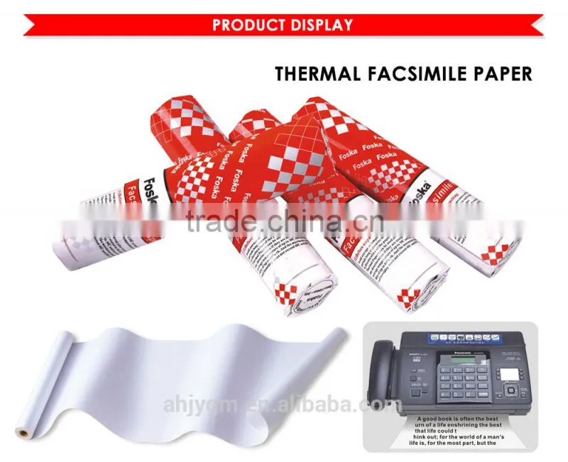 Good Quality 210mm Thermal Facsimile/Fax Paper
