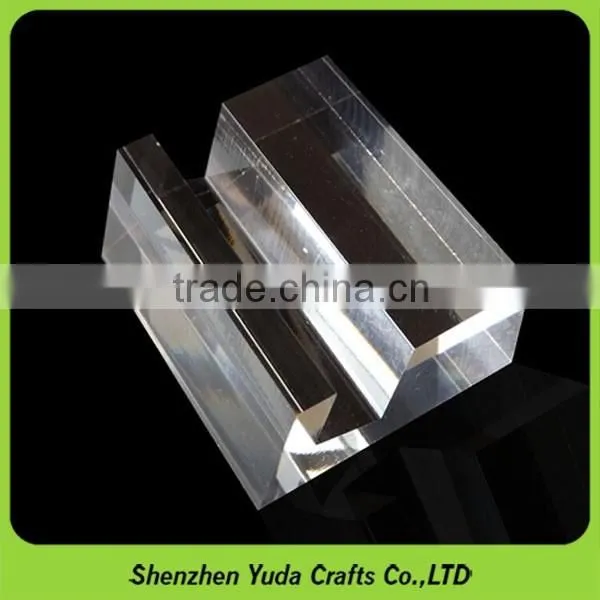 CNC Tooling Round Block Plexiglass Milled Parts 5 Axis Machined Acrylic Manifold with Holes