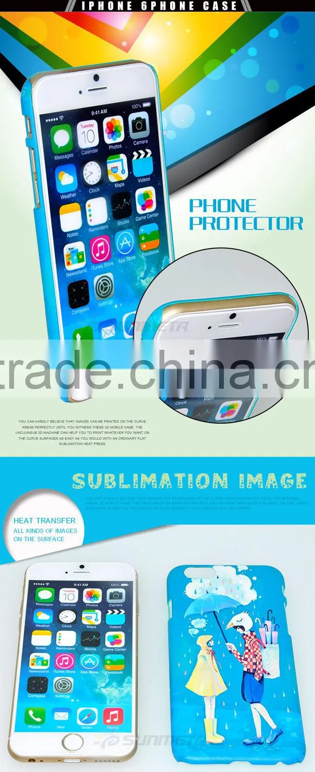 Hot sale High Quality 3d Sublimation Phone Case Sublimation Blanks Sunmeta