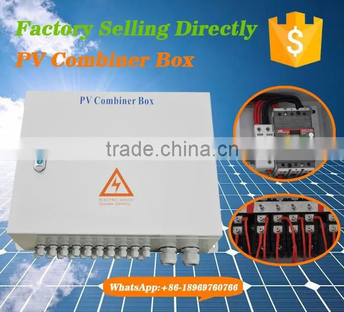 High Quality Intelligence PV Array Combiner Box with 8 Strings Input
