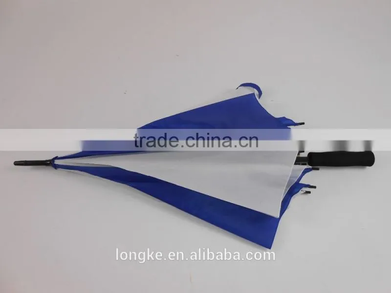 fiberglass shaft comfortable foam handle windproof golf umbrella
