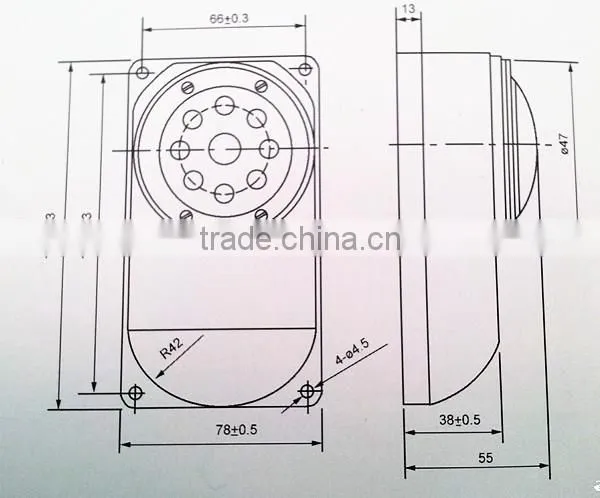 ISO CE approved high effeciency waterproof siren