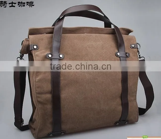 canvas tote bag leather handle
