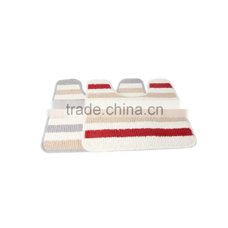Bathroom Mircofiber Anti- slip Rug Soft Absorbent Mat