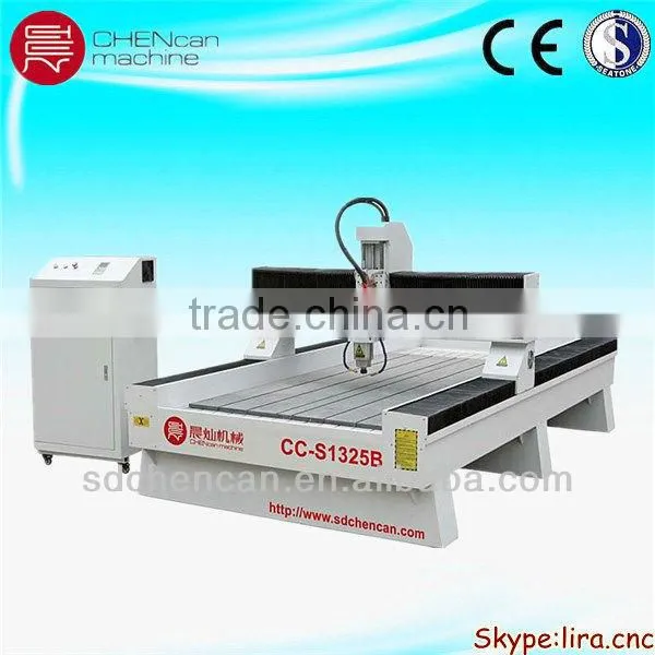CHENCAN CNC natural stone carving router machines with dust collector also can do wood engraving CC-S1325B