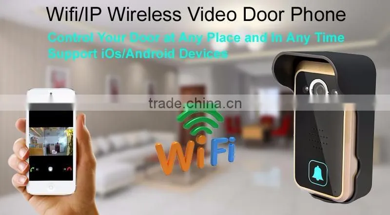 High Quality WiFi Remote Video Camera Door Phone Rainproof Intercom Doorbell