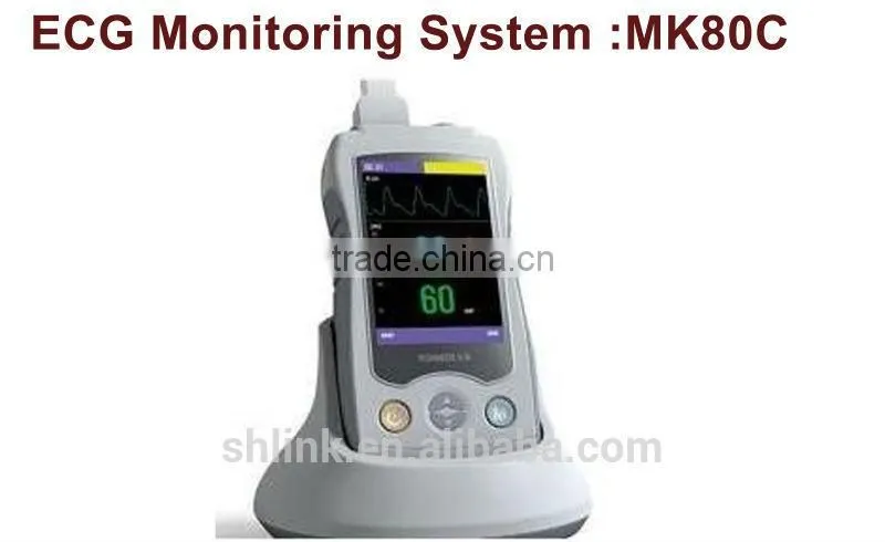 Portable ecg monitor MK80C Fingertip Pulse Oximeter