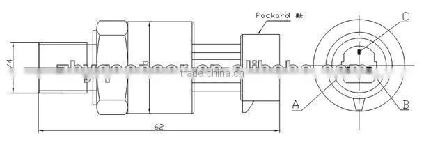 Piezoresistive Pressure transmitter for Air compressor