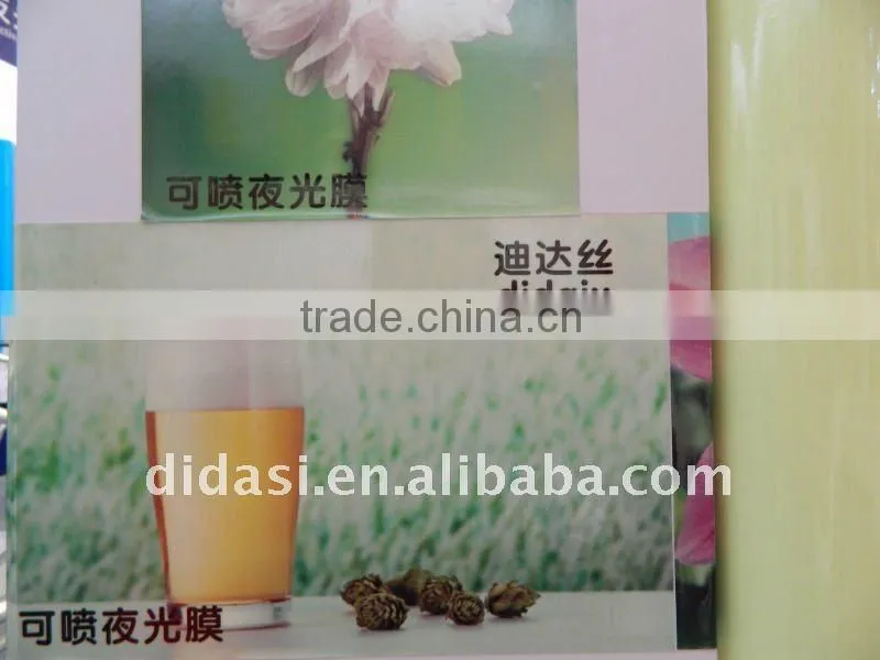 DIDAIX solvent printing Luminescent Film (glow in dark)
