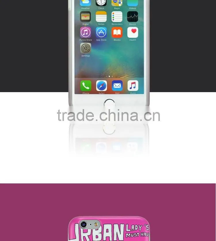 Fashion Girl Pattern phone case cover for iphone 6 plus