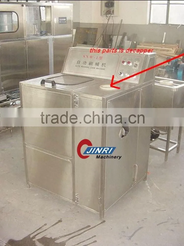 2016 exports to Chile drinking water 5 gallon semi-automatic de-capper/filling machine