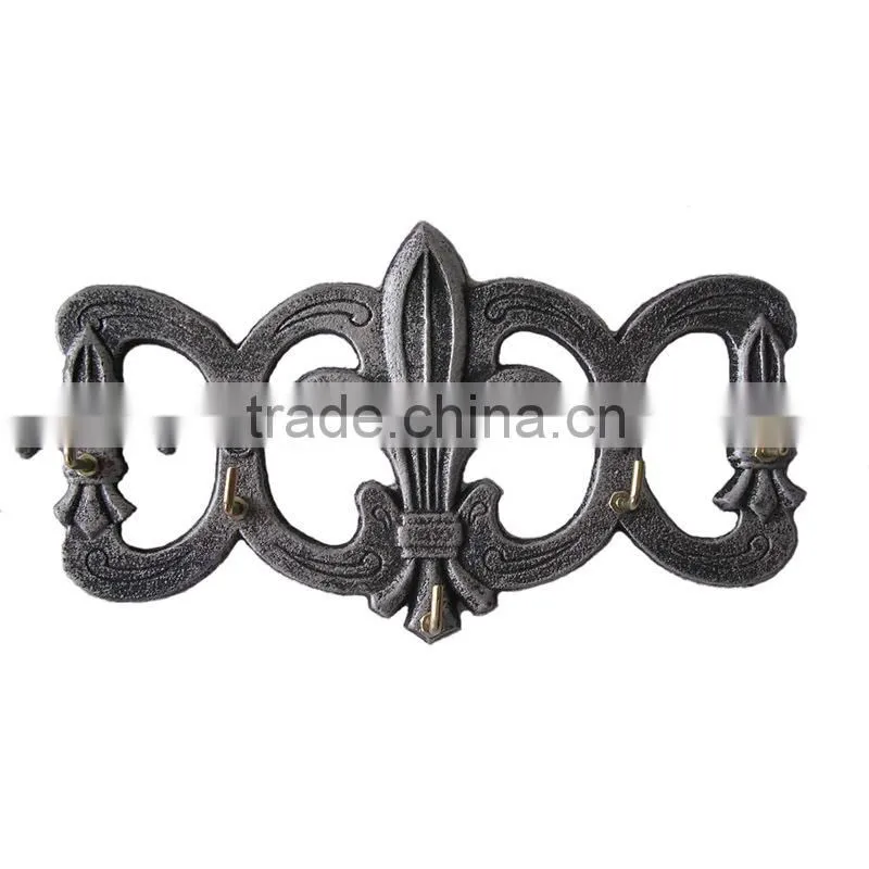 decorative pattern cast iron key holder