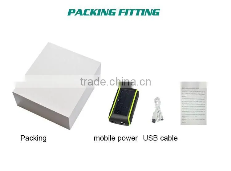 2016 New Style Power Bank Hand Crank Universal Power Bank Mobile Charger 1800Mah/3600Mah/5200 Mah