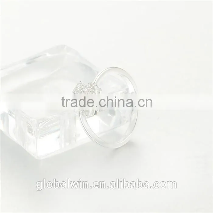 Wholesale Men Gay Ring Design With Clear CZ Diamend Clover