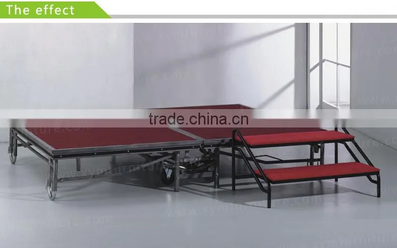 Restaurant Metal Movable Stage XYM-P06