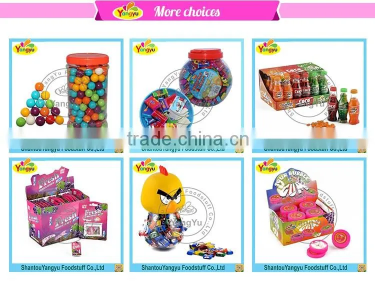 Halal Telescope Fruity Flavors Crispy Sugar Coated Chewing Gum