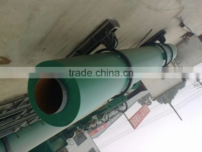 Rotary drum dryer/agricultural fertilizer machine