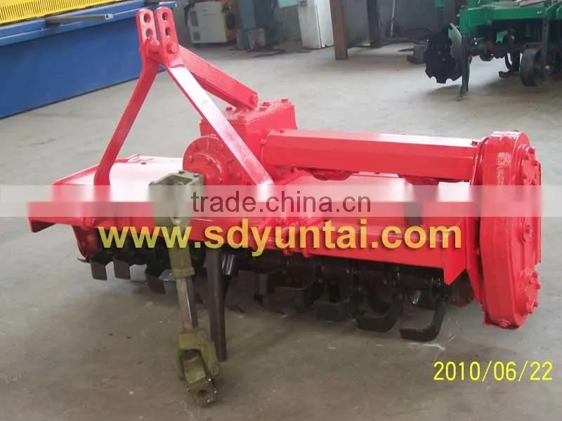 rotavator matched with tractor