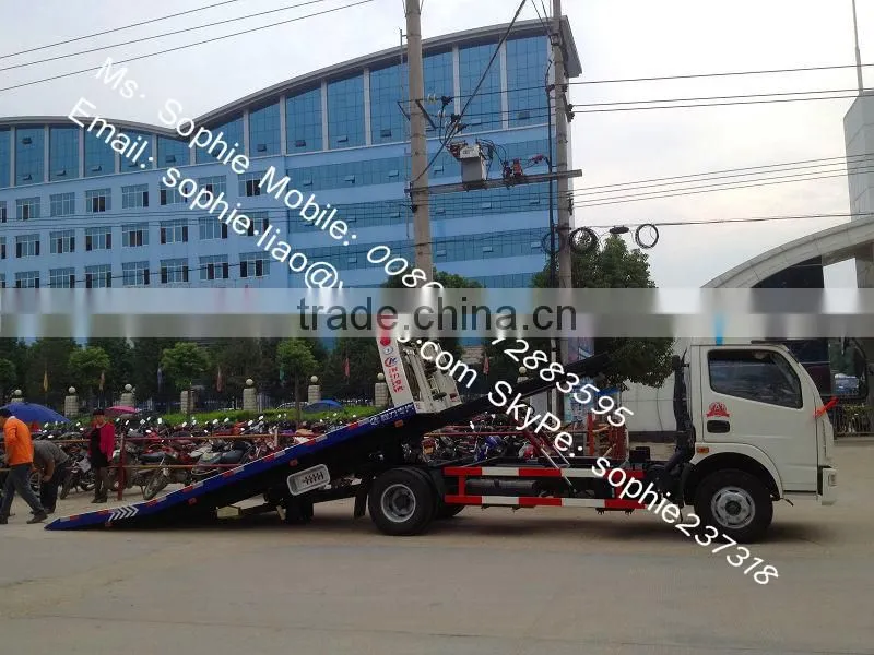 dongfeng mini tow truck wrecker,sliding rotator wrecker tow truck