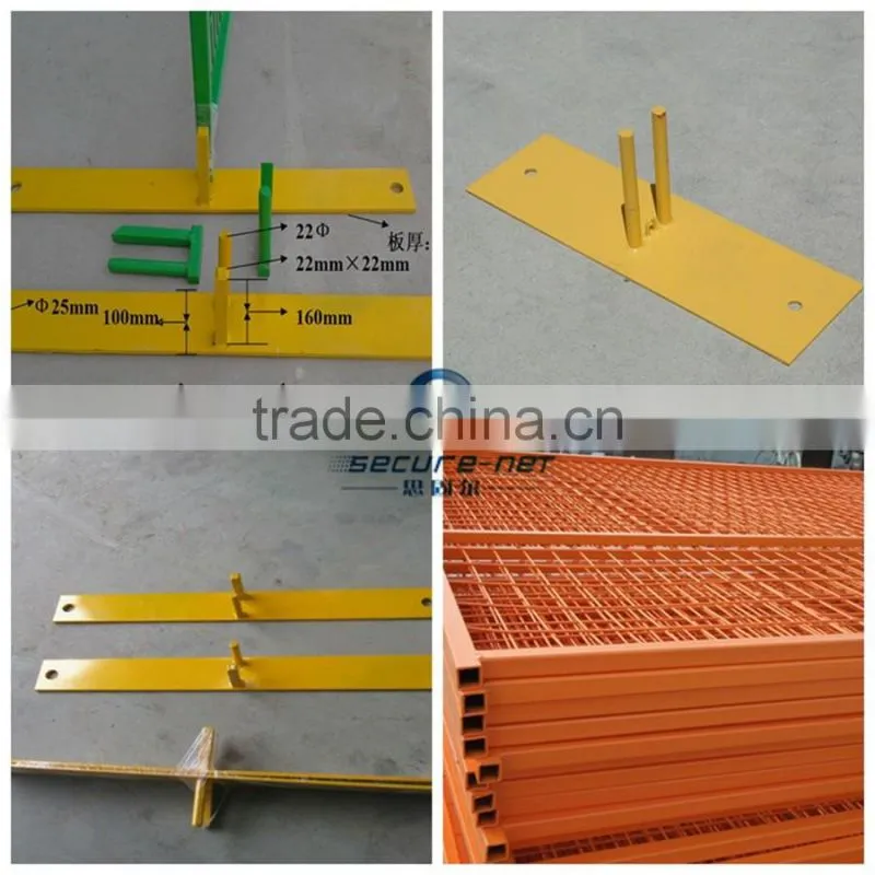 10 years long life use prefab Crowd Control Fencing Panel temporary fence