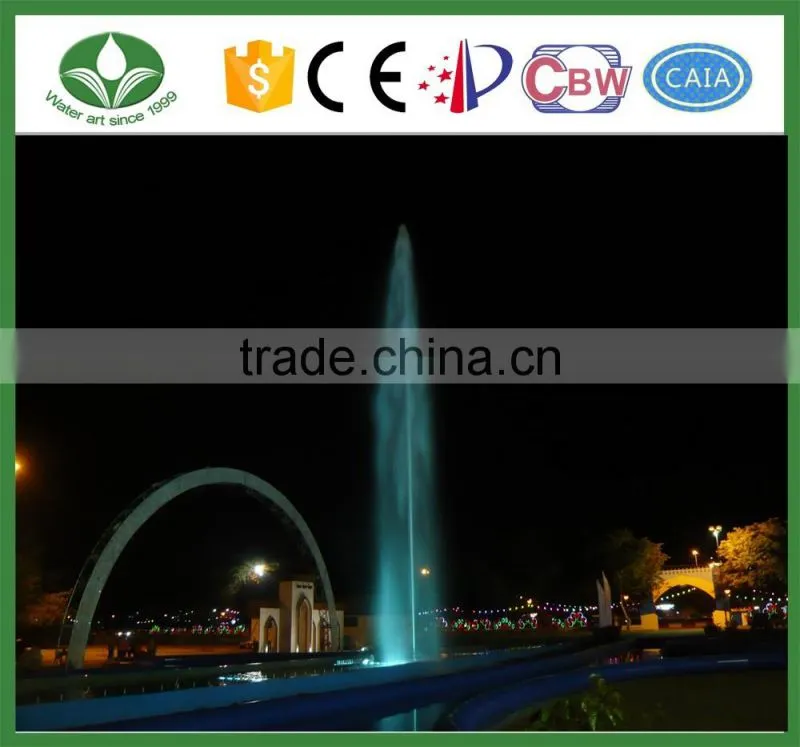 Water jet fountain nozzle