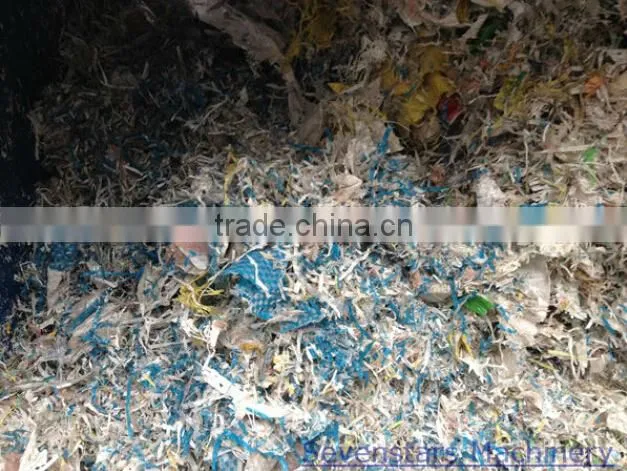 plastic film crusher/pe film crusher/pp woven bag crusher