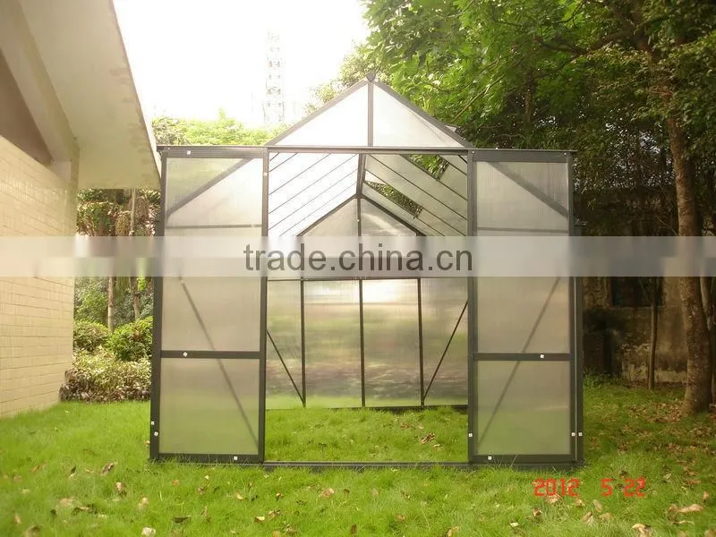 Aluminium Greenhouse Staging with15 Plastic Seed Trays HX56313-5