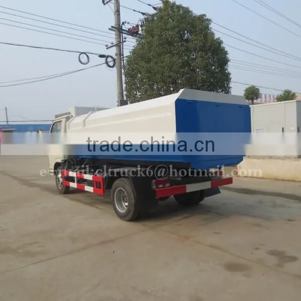 DONGFENG 4*2 Hanging Barrel Refuse Truck 5m3