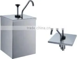 stainless steel sauce dispenser,Sauce Dispenser,sauce dispenser with pump (151403)