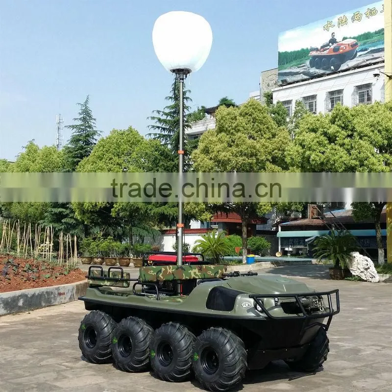 XBH 8x8-2(C) Emergency Lighting Vehicle atv 800cc 8 wheels amphibious vehicles all terrains anfibio car