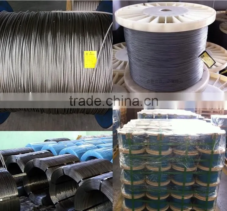 high quality factory price galvanized steel wire rope 9mm