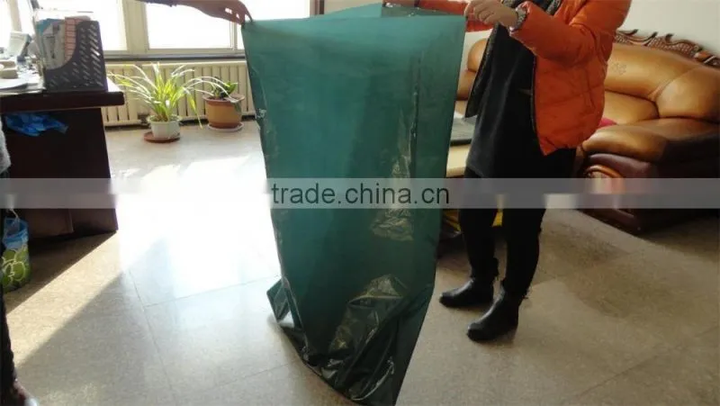 New!PE plastic green bag for garden