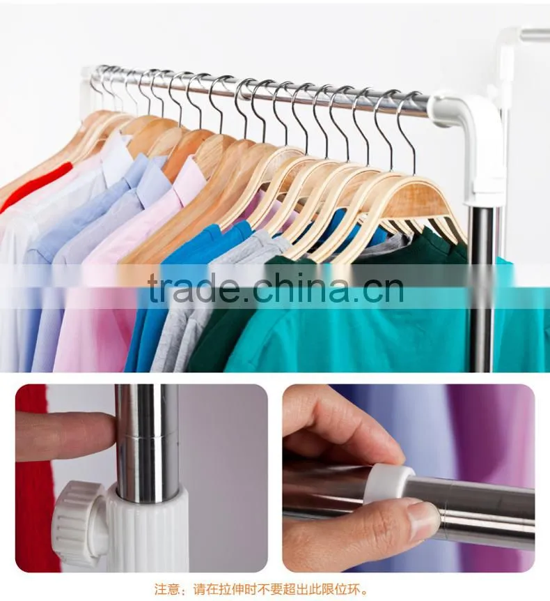 vivinature new design double pole clothes rack and blanket rack with heavy loading