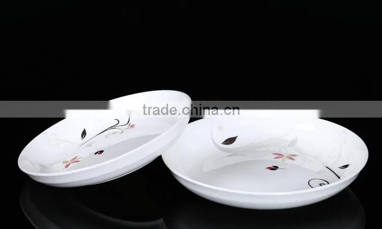 KC-2913 Haonai decal ceramic dinner plate