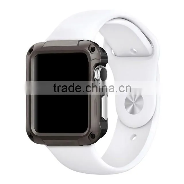 Endurable for apple watch rugged case,for apple watch rubber case, for apple watch accessories protective watch cover