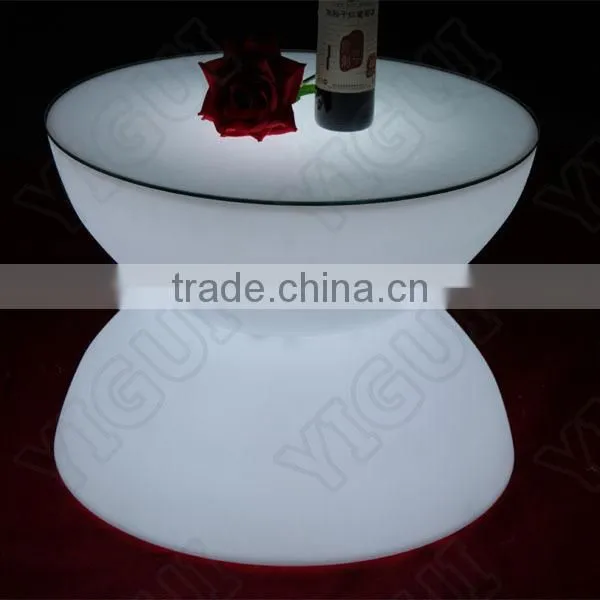 Outdoor/indoor/hote/ waterproof wireless changing color LED cocktail table