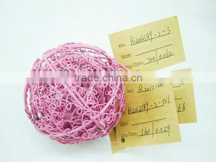 Set of five metal Christmas gift ball for wholesale