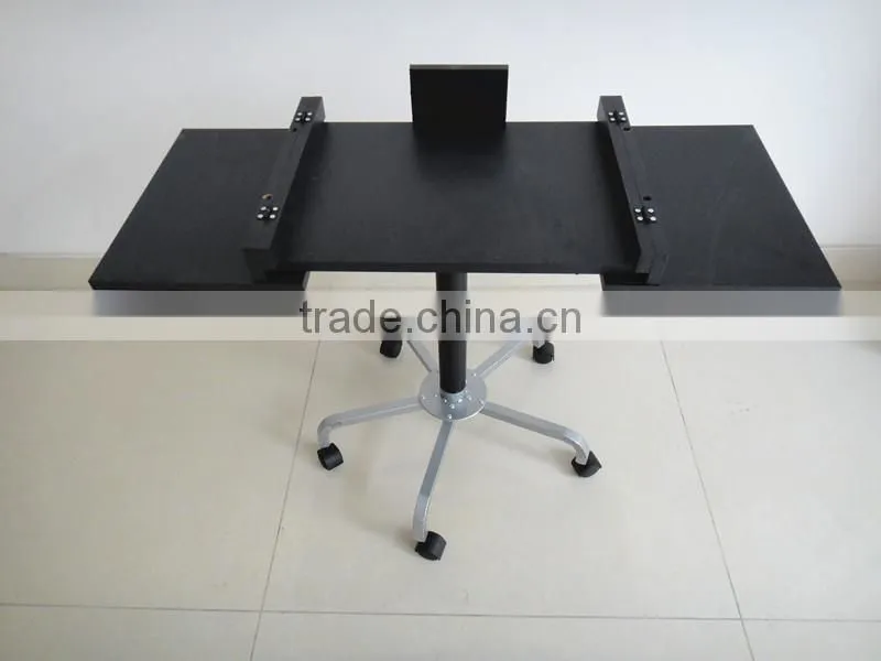 Adjustable Rolling Portable Mobile Computer Notebook Desk Stand Laptop Table