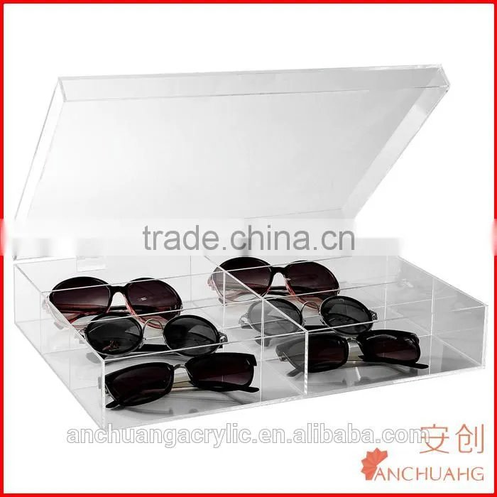 Acrylic Eyewear Organizer Sunglasses Display Case