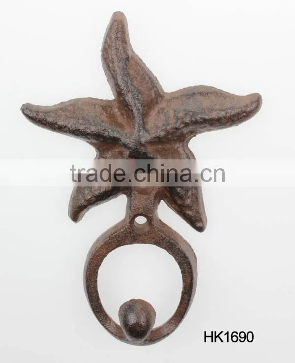 Beautiful cast iron FLEUR DE LIS wall decor sign plaque